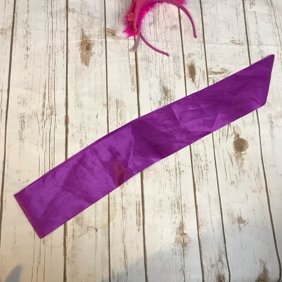 Purple Birthday Girl Sash and Pink Crown Tiara - Picture 7 of 9